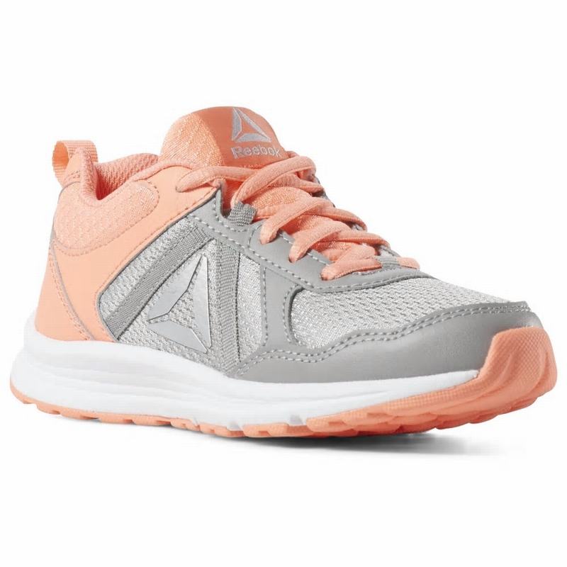Adidasi Alergare Reebok Almotio 4 Baieti Gri/Roz/Argintii Romania OB1803JC